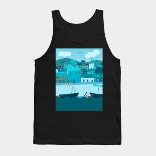 Harbour Scene Tank Top